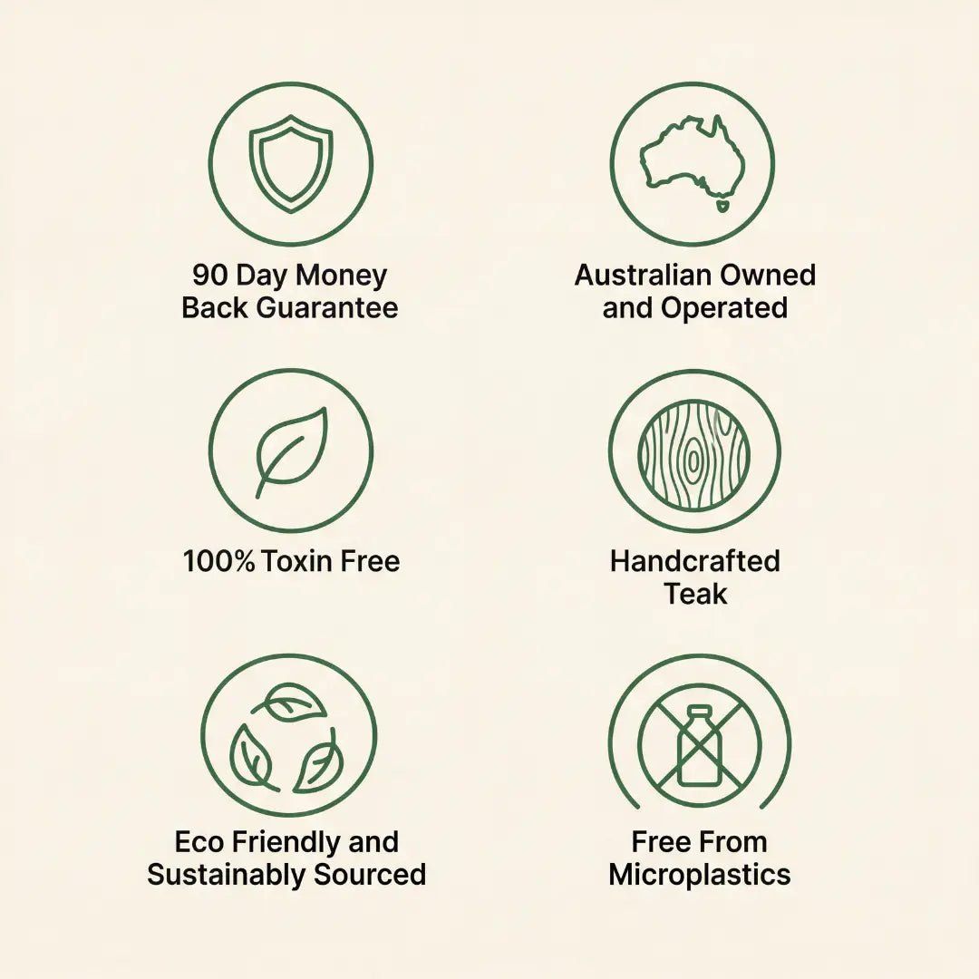 Pure Pantry™️ - Natural Teak Wooden Utensil Set - 50% OFF