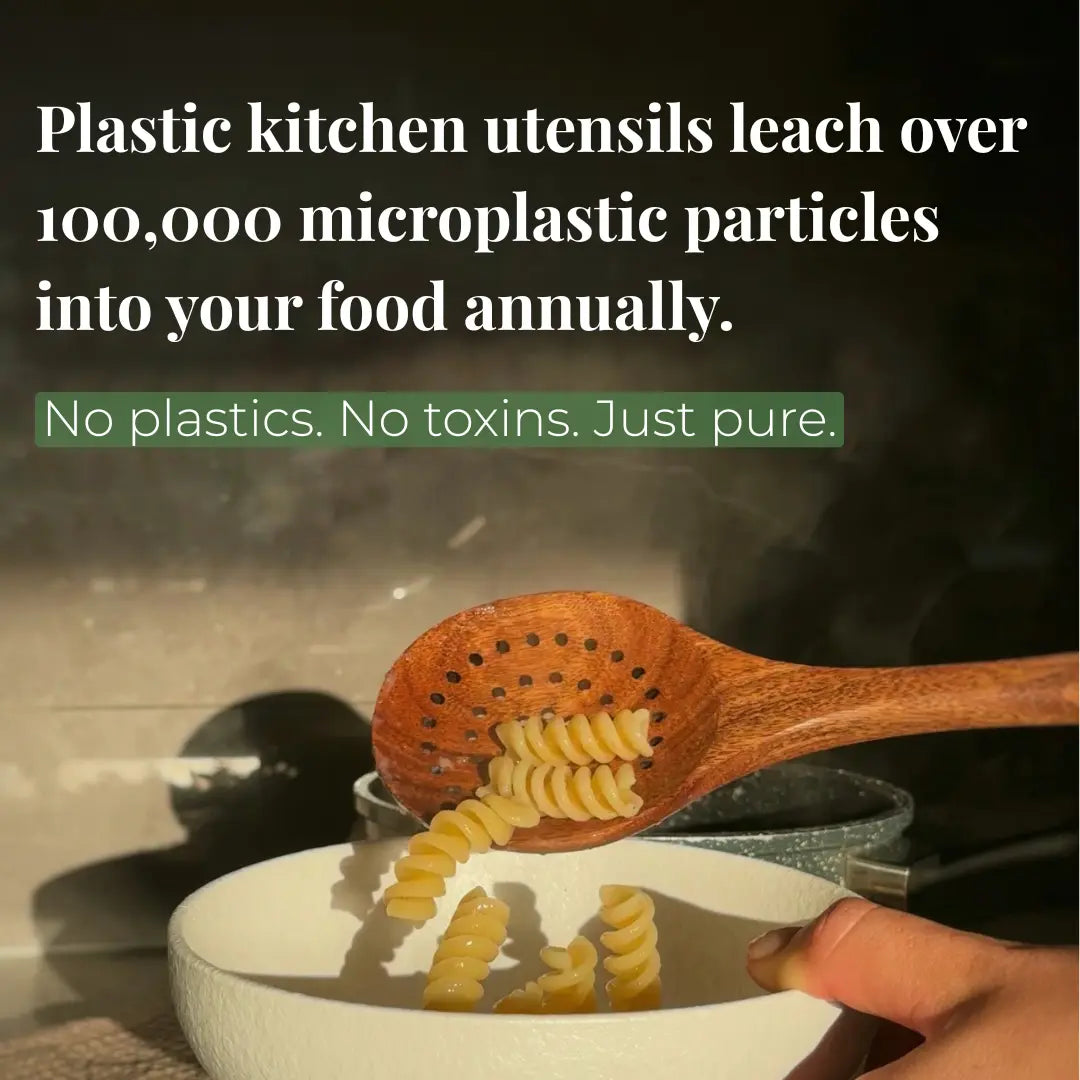 Pure Pantry™️ - Natural Teak Wooden Utensil Set - 50% OFF