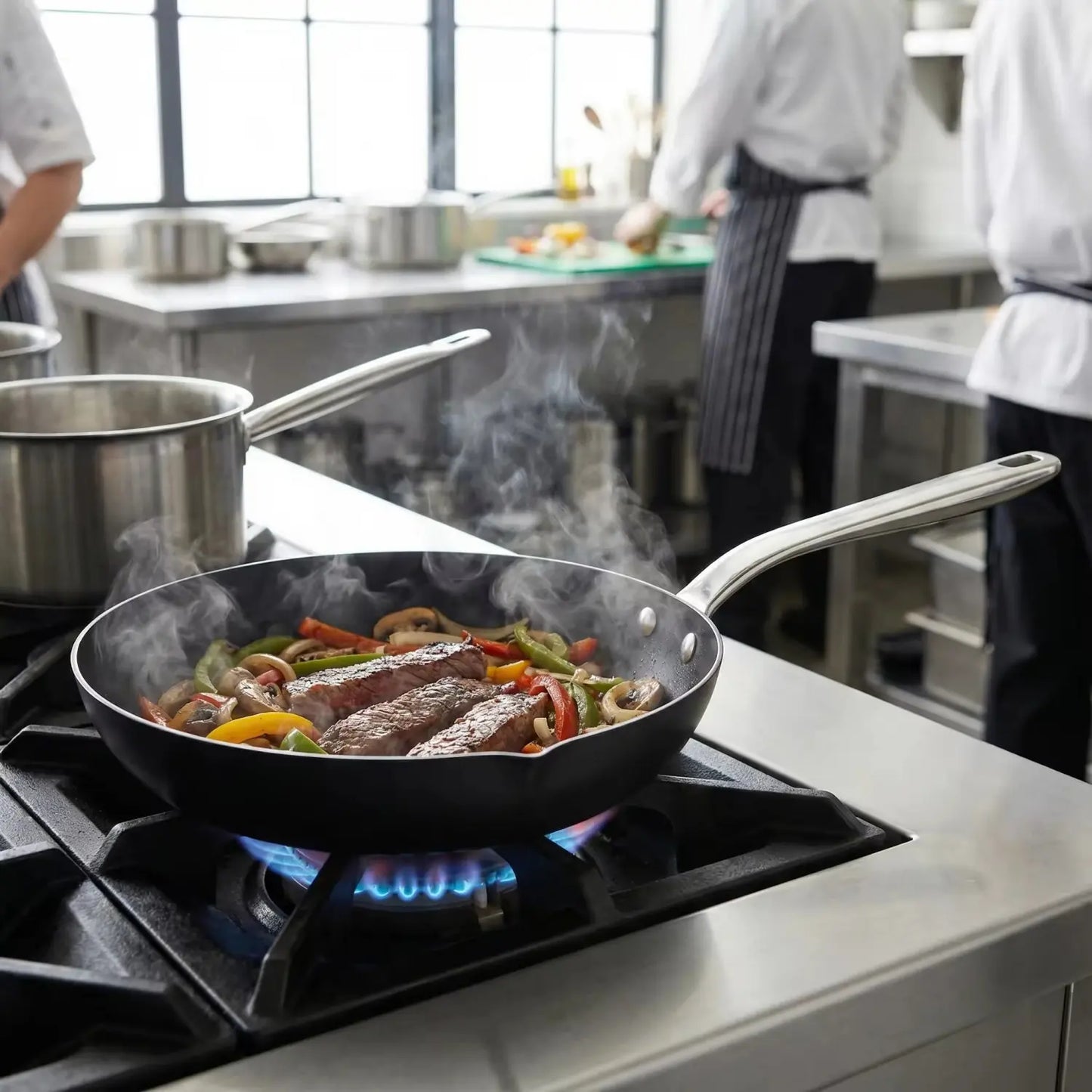 Pure Pantry™️ - Seasoned Carbon Steel Frying Pan - Pure Pantry | Teak & Acacia Wood Kitchenware