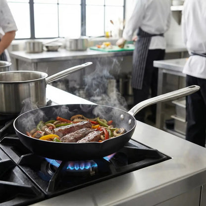 Pure Pantry™️ - Seasoned Carbon Steel Frying Pan - Pure Pantry | Teak & Acacia Wood Kitchenware