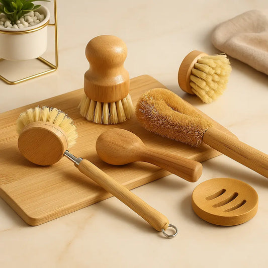 Natural Bamboo Eco Cleaning Kit